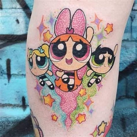 tatuajes de burbuja de las chicas superpoderosas|30 ideas lindas de tatuajes de las chicas súper poderosas